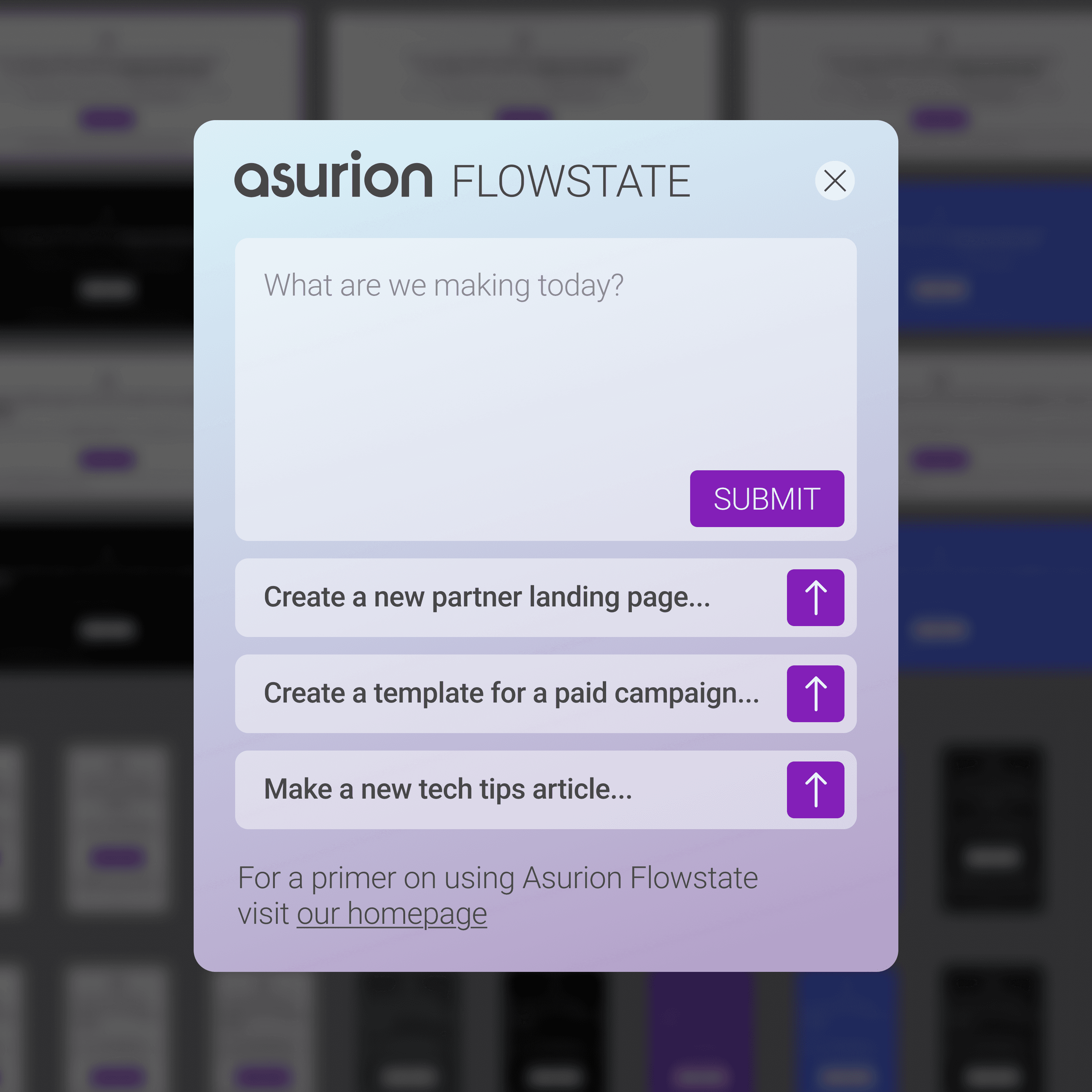 Asurion Flowstate AI powered component implementation